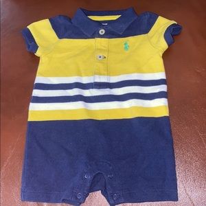 Striped Cotton Rugby Shortall-SOLD